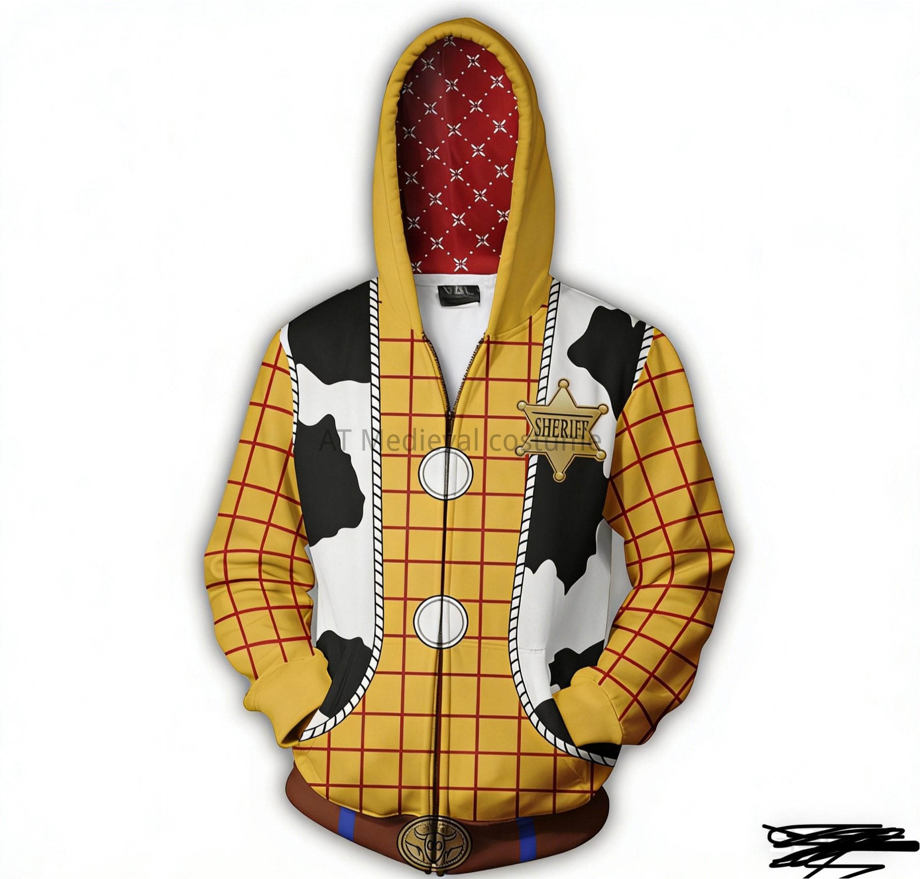 3D Printing Objects - Adult Movie Cosplay 3D Print Hoody