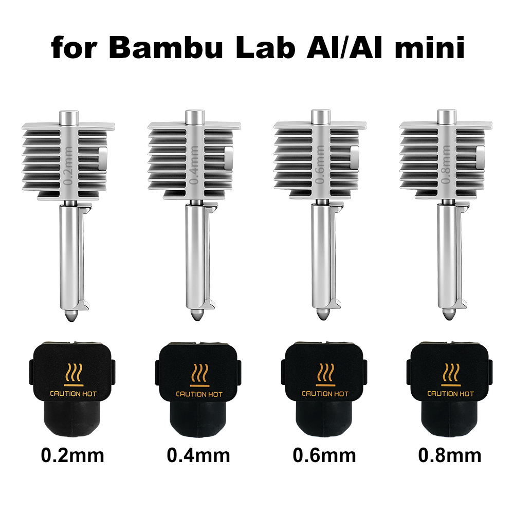 3D Printing Nozzle - 3D Printing Accessories A1/A1 Mini Integrated