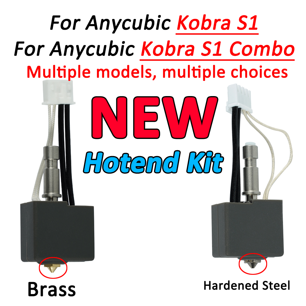 For Anycubic Kobra S1 Hotend K - 3D Printing Nozzle ulasan dan harga