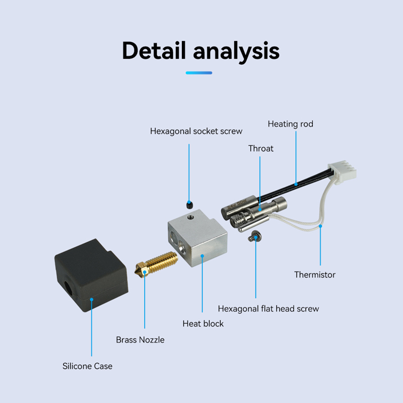 For Anycubic Kobra S1 Hotend K - 3D Printing Nozzle ulasan dan harga