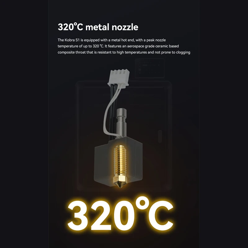 For Anycubic Kobra S1 Hotend K - 3D Printing Nozzle ulasan dan harga