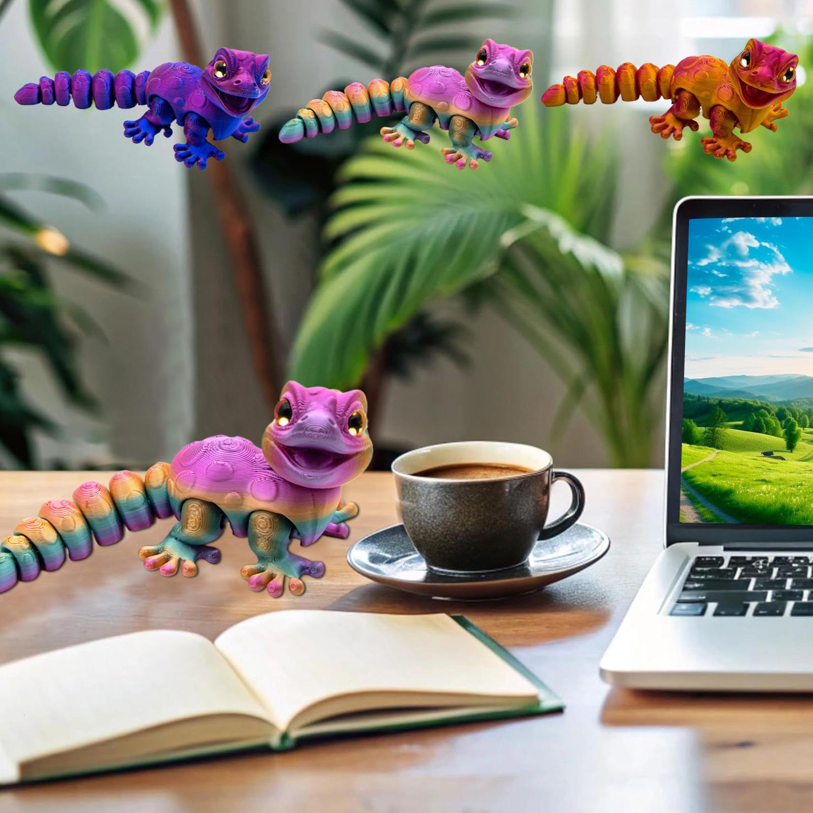 3D Printed Gecko Figurine Liza - 3D Printing Mockup ulasan dan harga