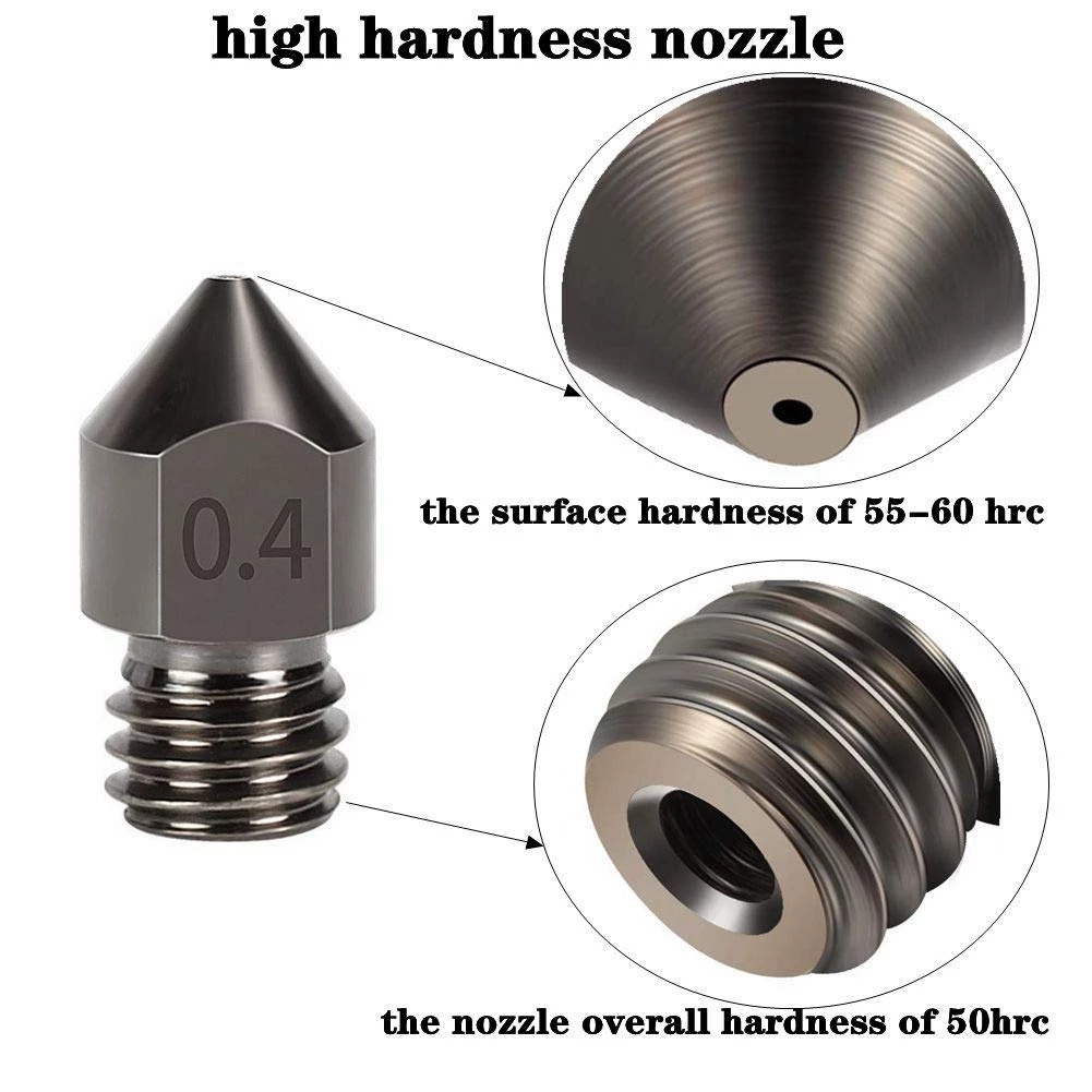 Super Hardened Steel Nozzle MK - 3D Printing Nozzle ulasan dan harga