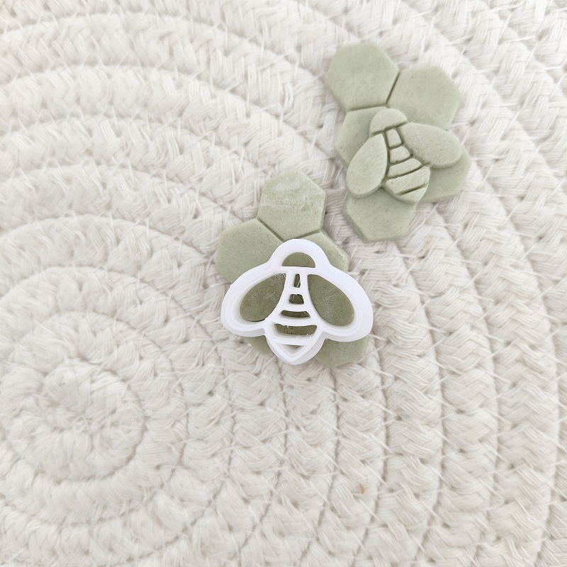 3D Bee Honeycomb Earring Cutti - 3D Printing Earrings ulasan dan harga