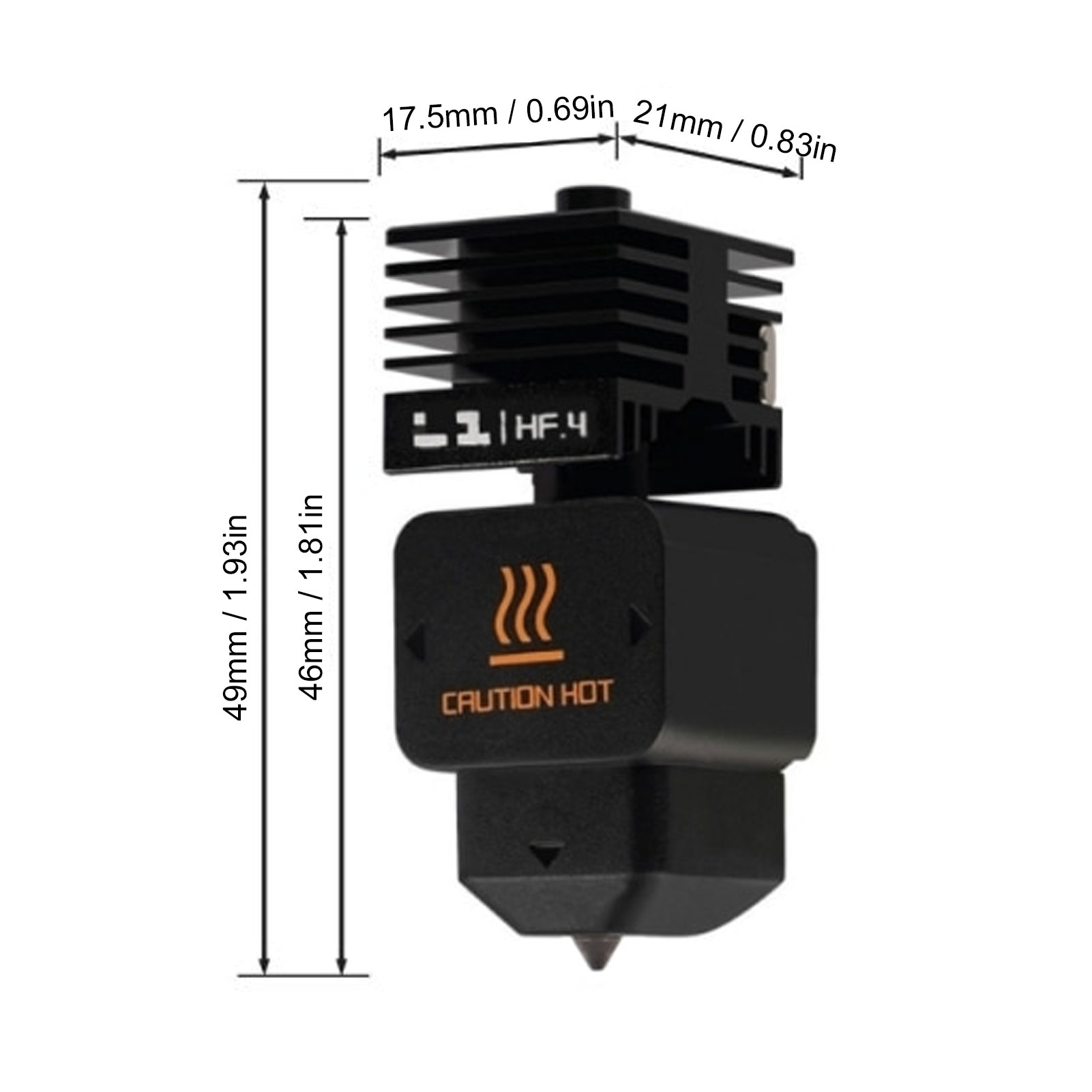 High Flow Hotend Replacement f - 3D Printing Nozzle ulasan dan harga