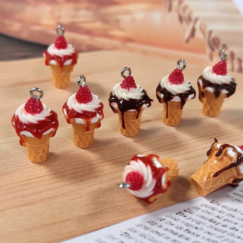10Pcs 3D Mini Simulated Strawb - 3D Printing Earrings ulasan dan harga