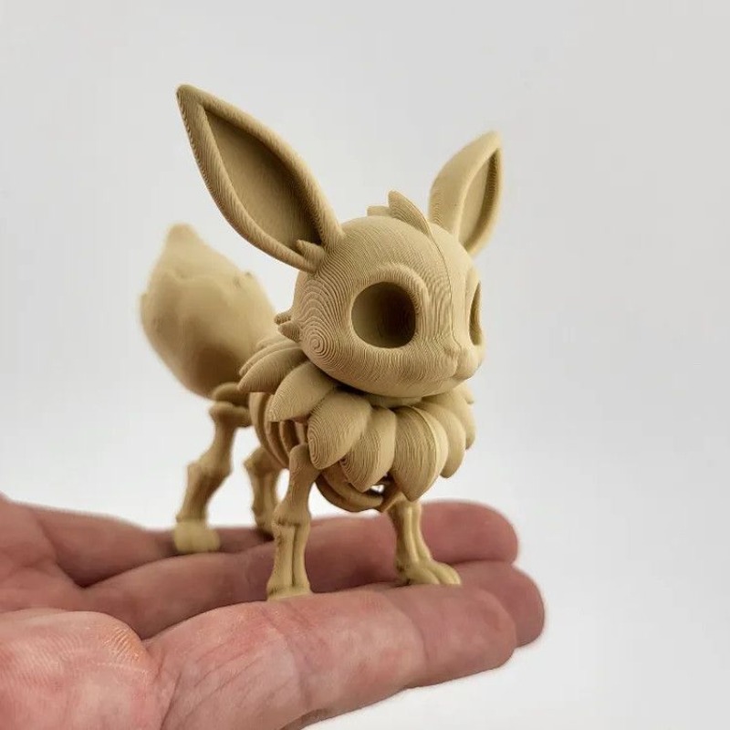 Pokémon Fossil Bone Model Eeve - 3D Printing Mockup ulasan dan harga