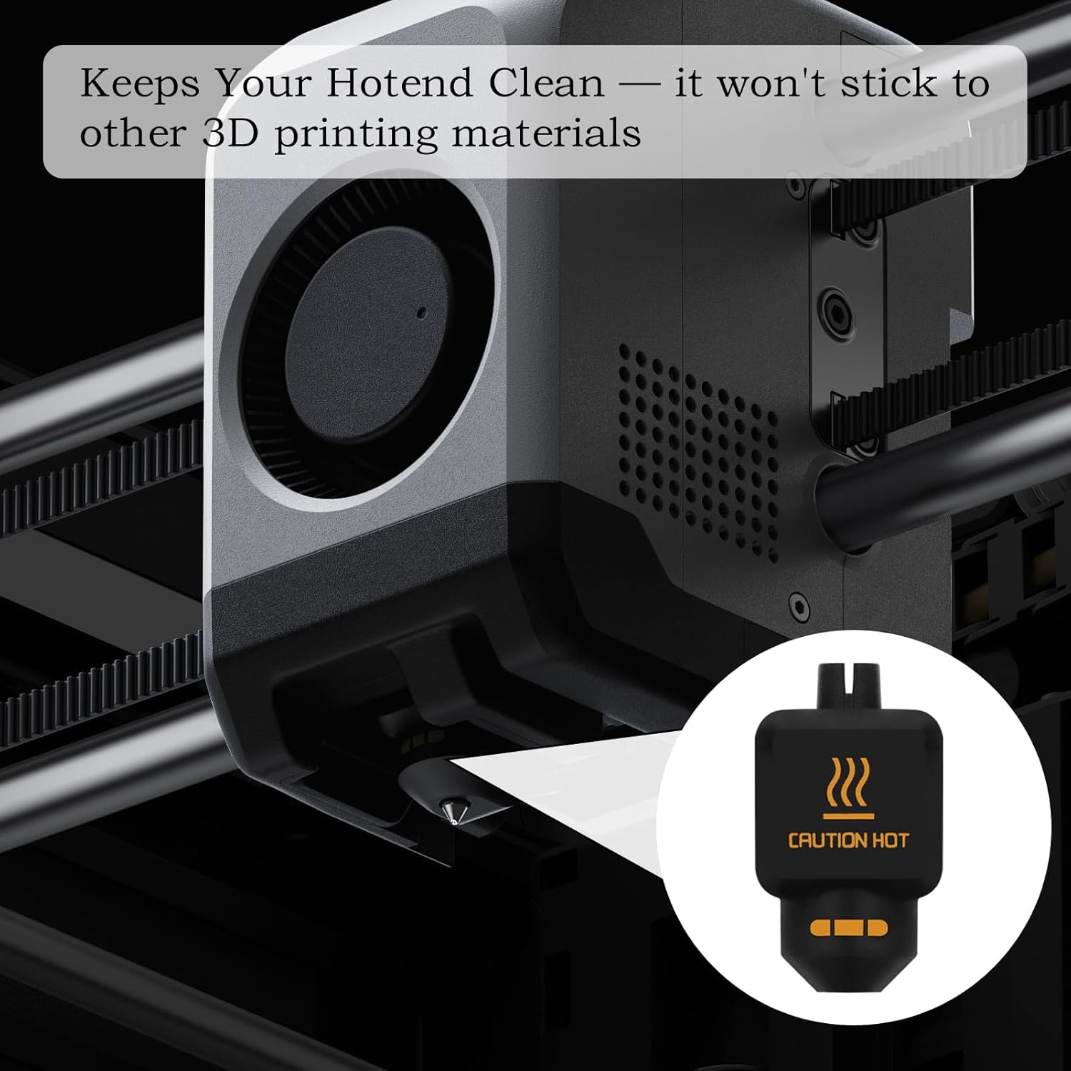 10Pcs Black Silicone Sock for  - 3D Printing Nozzle ulasan dan harga