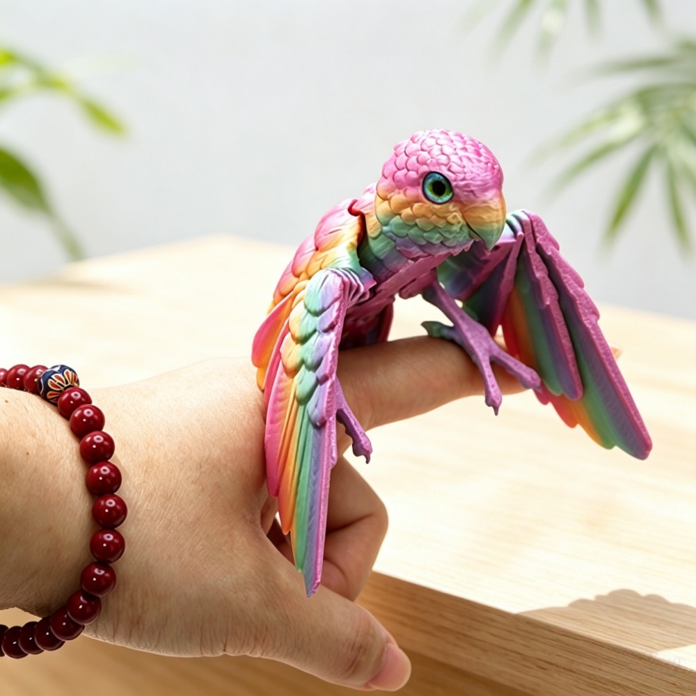 3D Printed Cute Parrot Model F - 3D Printing Mockup ulasan dan harga
