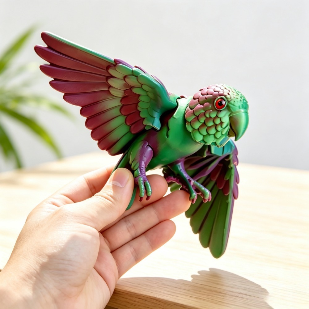 3D Printed Cute Parrot Model F - 3D Printing Mockup ulasan dan harga