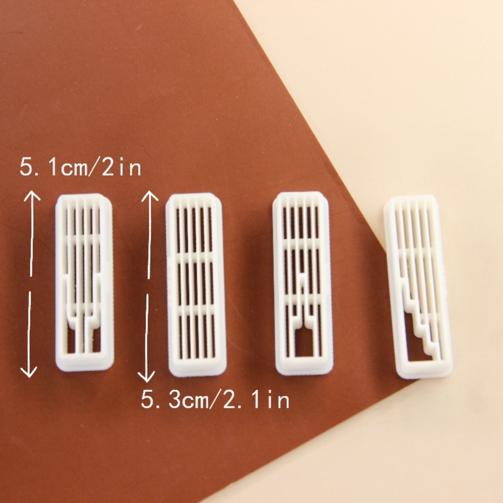 4Pcs Geometric Tassel Polymer  - 3D Printing Earrings ulasan dan harga