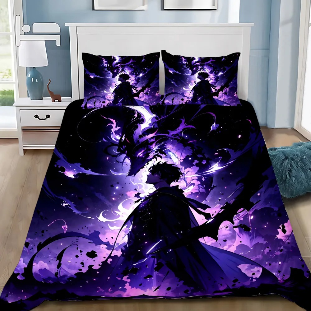 Anime Solo Leveling Bedding Se - 3D Printing Solo ulasan dan harga