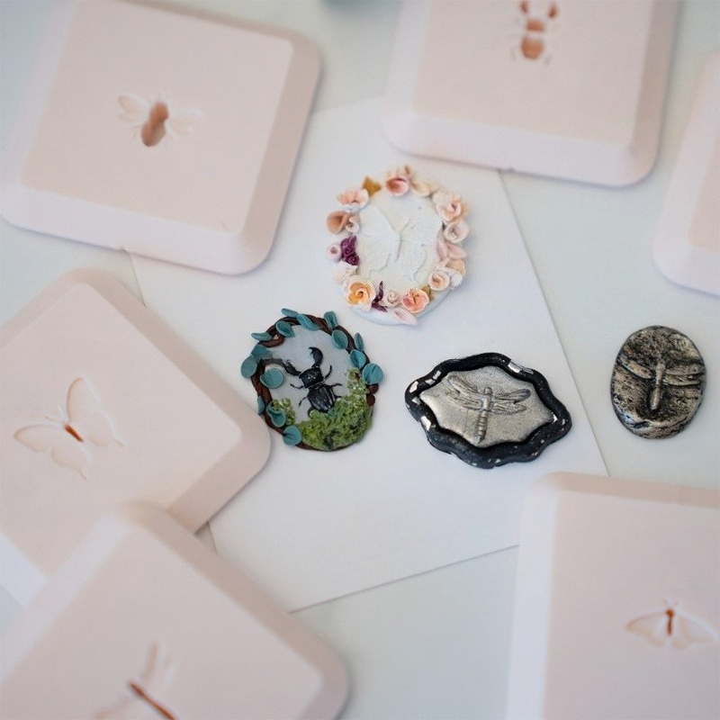 3D Insect Pattern Mold Summer  - 3D Printing Earrings ulasan dan harga