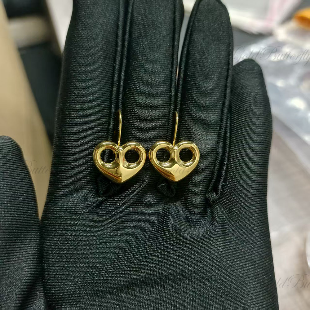 GoldButterfly Custom Heart Ear - 3D Printing Earrings ulasan dan harga