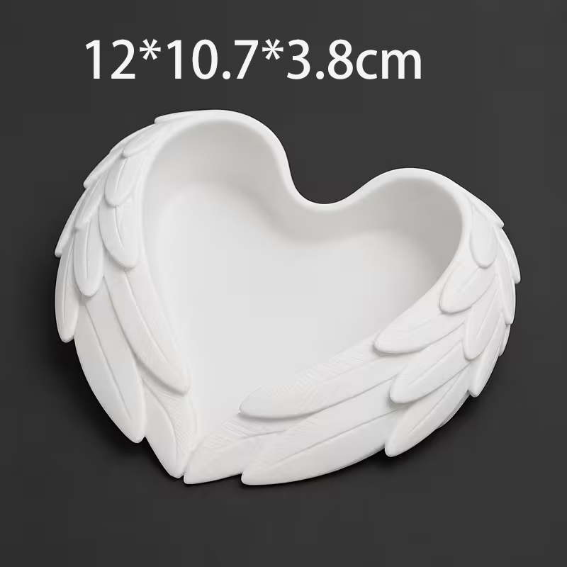 Angel Wing Heart Shaped Jewelr - 3D Printing Earrings ulasan dan harga