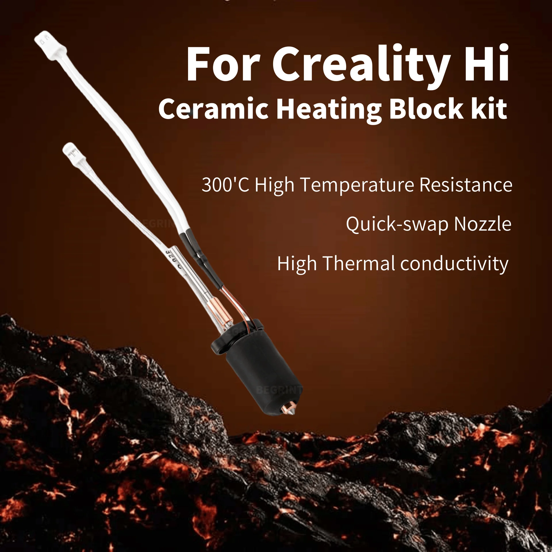 High Temp Ceramic Heater Hoten - 3D Printing Nozzle ulasan dan harga