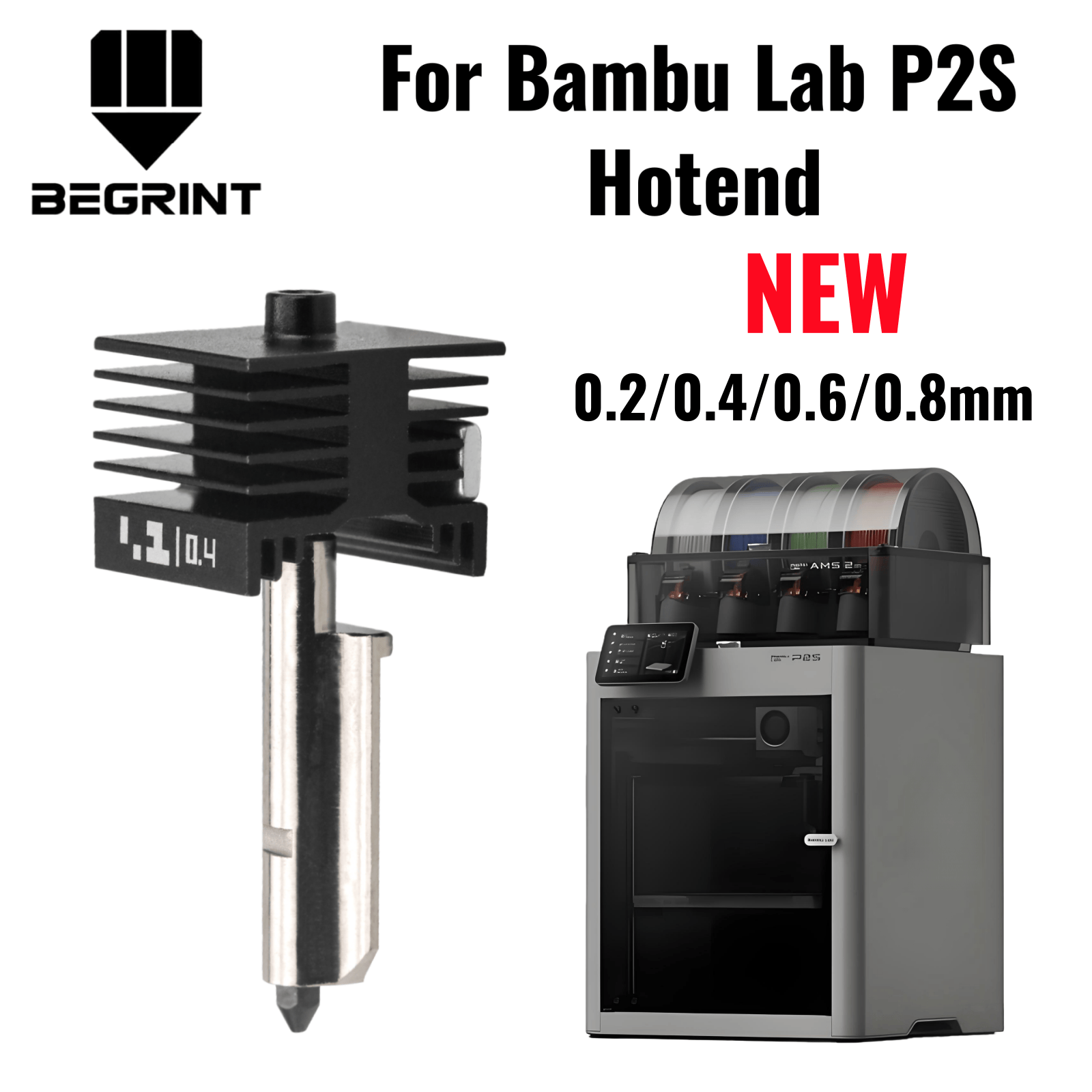 For Bambu Lab P2S X2D Upgraded - 3D Printing Nozzle ulasan dan harga