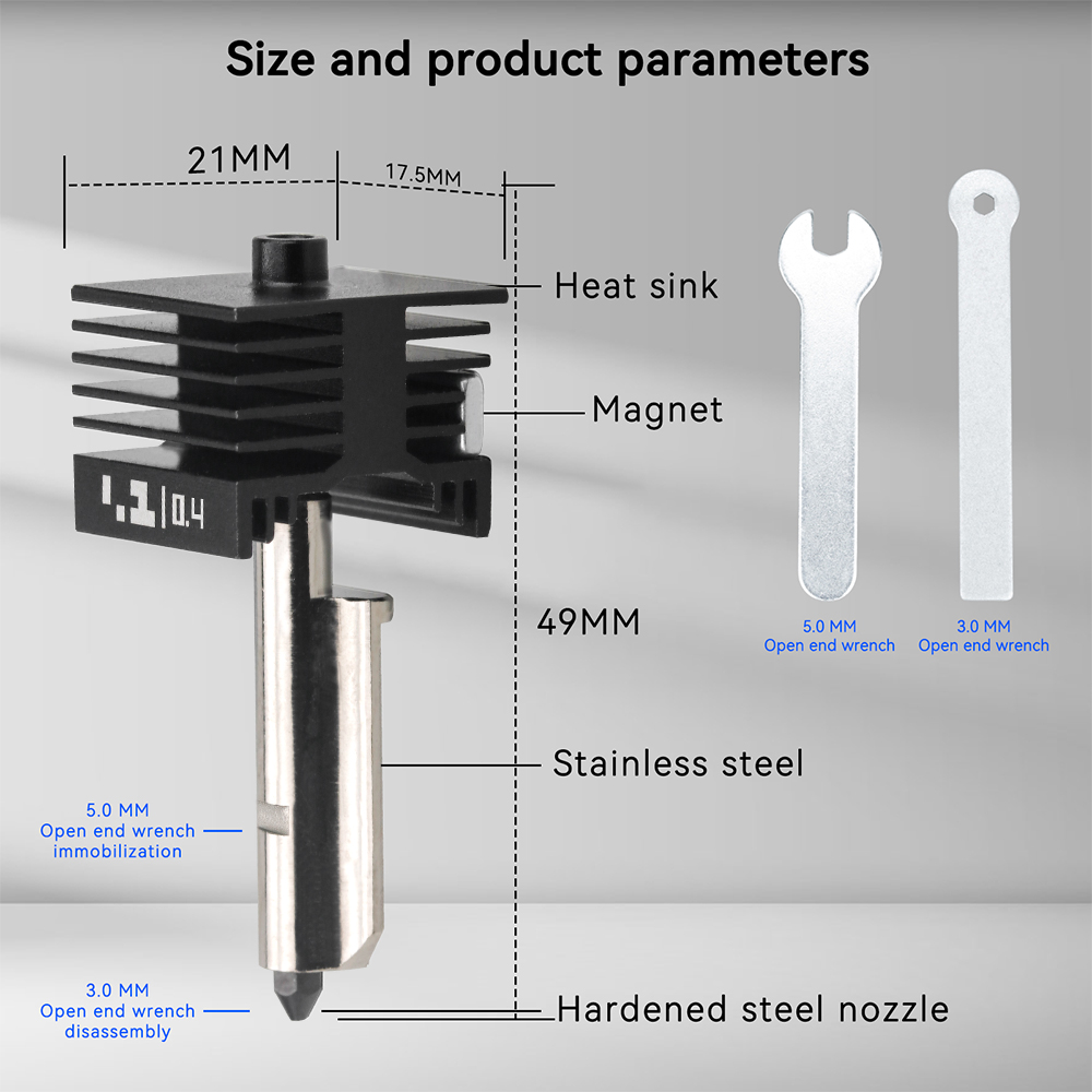 For Bambu Lab P2S X2D Upgraded - 3D Printing Nozzle ulasan dan harga