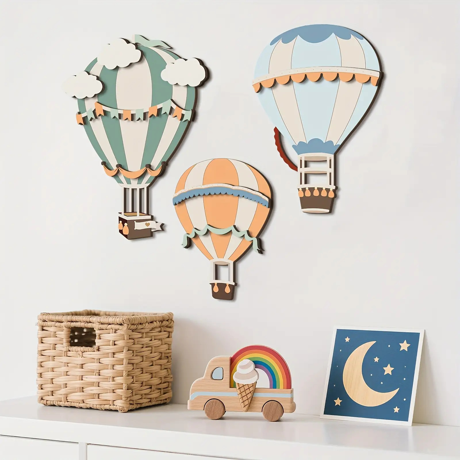 3D Cute Colorful Hot Air Ballo - 3D Printing Objects ulasan dan harga