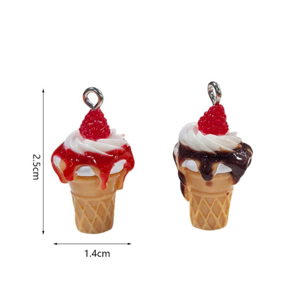 10Pcs Cute 3D Simulation Food  - 3D Printing Earrings ulasan dan harga